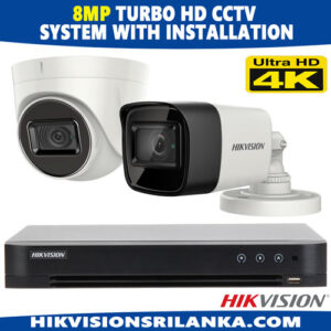 The Best Hikvision 8MP 4K CCTV Security Camera System With Installation Sri Lanka