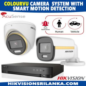 Best Hikvision ColorVU Camera Package with Human & Vehicle Detect Notification