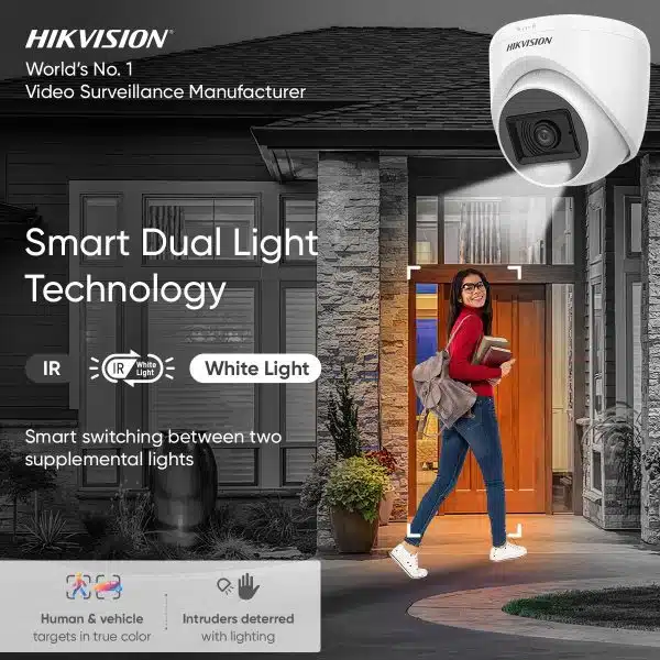 hikvision security light