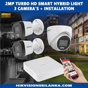 Hikvision-2mp-Smart-Hybrid-white-Light-color-vu-3-camera--package-sri-lanka-sale