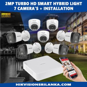 Hikvision-2mp-Smart-Hybrid-white-Light-color-vu-7-camera--package-sri-lanka-sale
