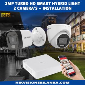 Hikvision-2mp-Smart-Hybrid-white-Light-with-IR-color-vu-2-camera--package-sri-lanka-sale