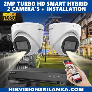 Hikvision-2mp-Smart-Hybrid-white-Light-with-IR-color-vu-2-camera--package-sri-lanka-sale-best